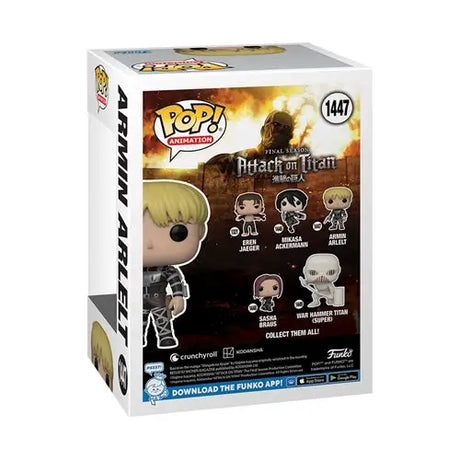 Limited Edition Armin Arlert Funko Pop Figure - The Walking Dead Pop Vinyl Figure