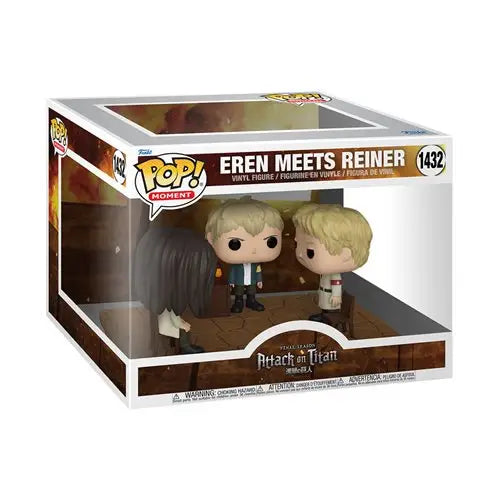 Intense Clash Funko Pop featuring Eren meets Reiner