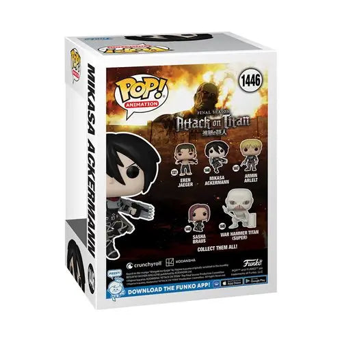 Attack on Titan Mikasa Ackerman Funko Pop! vinyl figure set