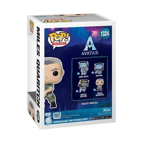 Avatar Miles Quaritch Vinyl Figure - Pop Vinyl figures of man in space suit box