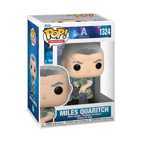 Avatar Miles Quaritch Funko Pop Vinyl Figure smiling portrait.