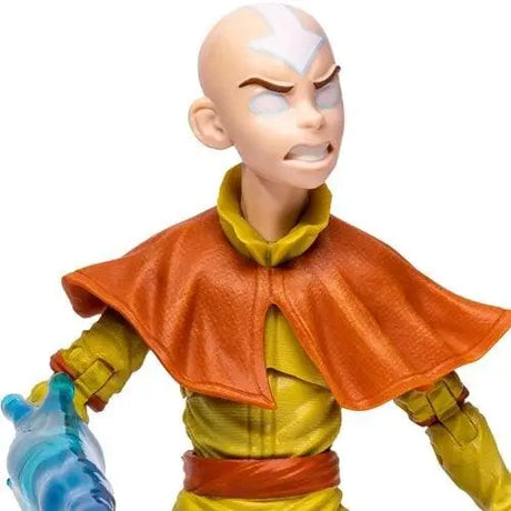 Aang Avatar State Gold Label Action Figure Toy with Blue and Orange Outfit