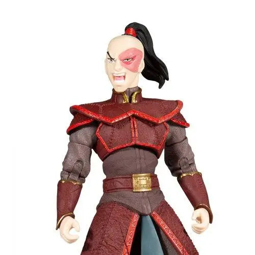 Fire Nation Warrior Prince Zuko 7-Inch Action Figure in red outfit and black hat