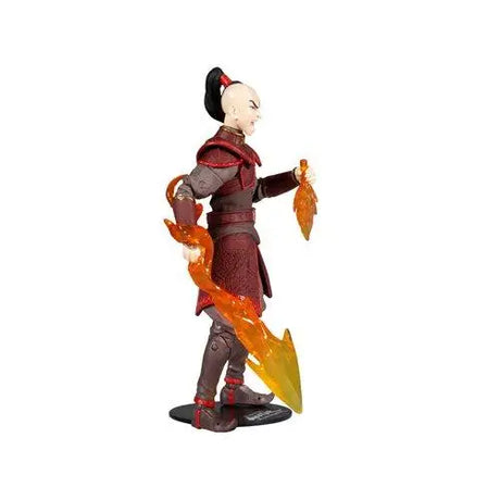 Fire Nation Warrior Prince Zuko 7-Inch Action Figure - The Legend of Zeo action figure displayed