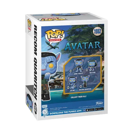Avatar The Way of Water Recom Quaritch Funko Pop Vinyl Figure box display