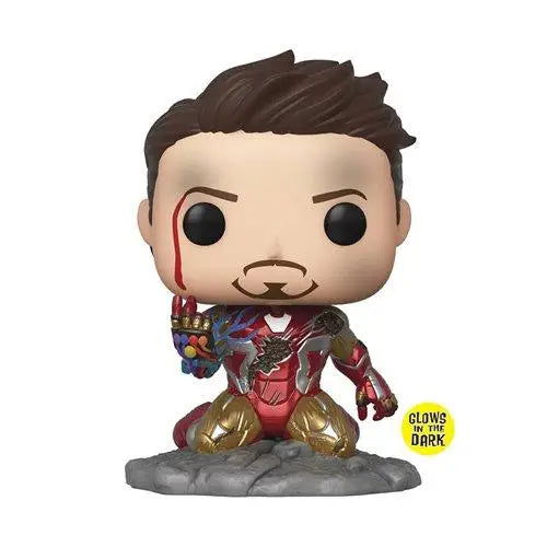 Iron Man Glow-in-the-Dark Deluxe Pop Vinyl Figure.