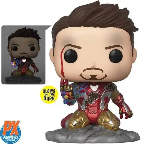 Iron Man Glow Deluxe Pop Vinyl Figure from Avengers Movie