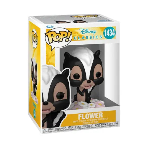 Bambi Flower Funko Pop vinyl figure of Flower the skunk from Disney Classics #1434