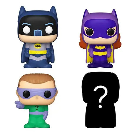 DC Comics Batman 1966 Bitty Mini-Figure Set with Batman and Robin Wayne Pop Vinyl Figures