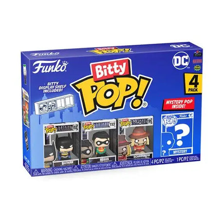 DC Comics Batman Bitty Funko Pop Mini Figures with Batman and Batmangirl