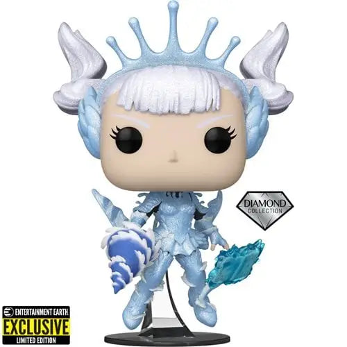 Noelle in Valkyrie Armor Funko Pop vinyl figure, Black Clover diamond glitter variant