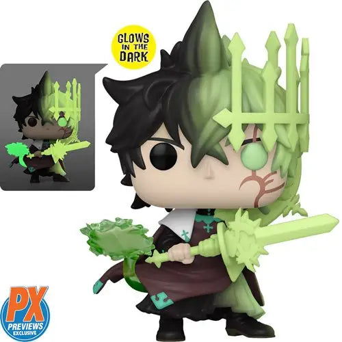 Black Clover Yuno Spirit of Zephyr Funko Pop Figure with Sword