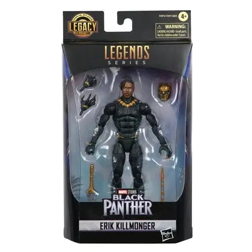 Erik Killmonger Marvel Legends Action Figure - Black Panther Displayed