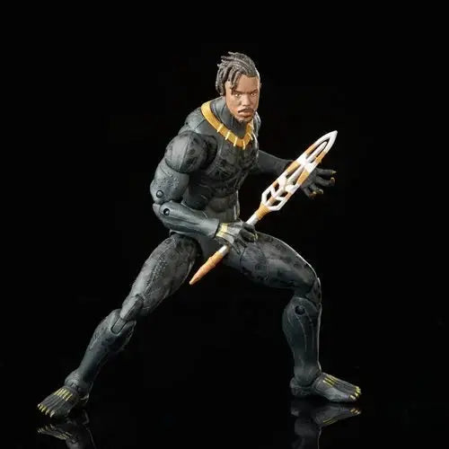 Black suit Erik Killmonger with sword Marvel Legends action figure