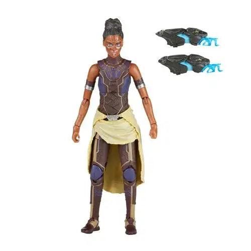 Marvel Legends Shuri 6-Inch Action Figure - Close up of toy woman with bat