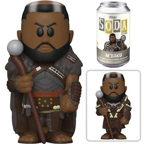 Funko Pop Vinyl Figure ’The Mandaldead’ in M’Baku Soda Vinyl Figure in Collectible