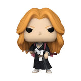 Funko Pop figure of Bleach Rangiku Matsumoto in black robes with long orange hair