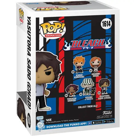 Yasutora Sado Funko Pop vinyl figure box from Bleach series featuring #1614