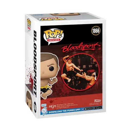 Bloodsport Funko Pop Vinyl Figure #1866 featuring Frank Dux in collectible box