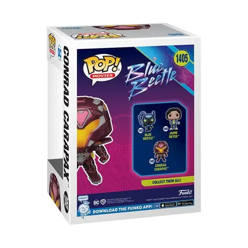 Blue Beetle Carapax Funko Pop! Vinyl Figure - Buzz Buzz