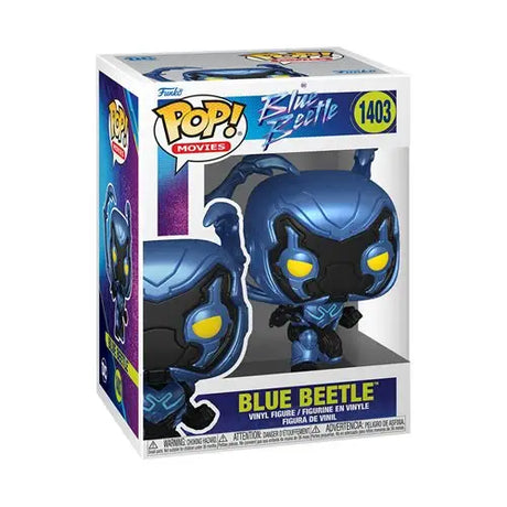 Funko Pop Blue Beetle Figure from Blue Beetle Funko Pop! Collection