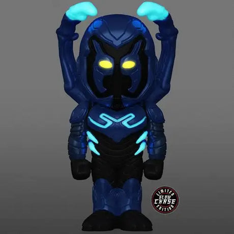 Blue Beetle vinyl figure from the animated movie