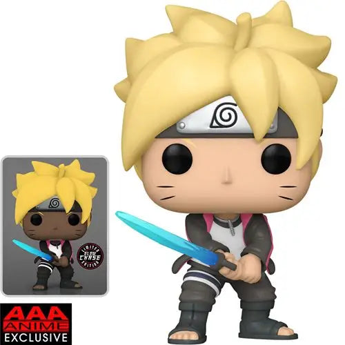 Funko Pop animation Naruto Boruto Chakra Blade vinyl figure AAA Anime Exclusive