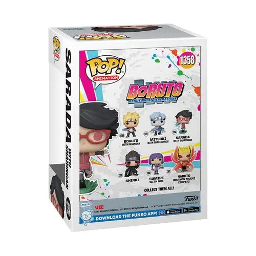 Sarada Uchiha Sharingan Glow Pop Vinyl Figure Set