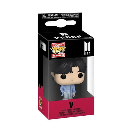 Funko Pocket Pop key chain featuring ’The Walking Dead - V’ vinyl figure.