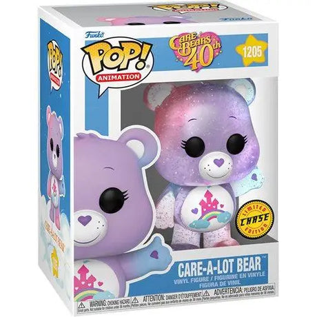 Care Bears 40th Anniversary Vinyl Figure - close up of bear toy box