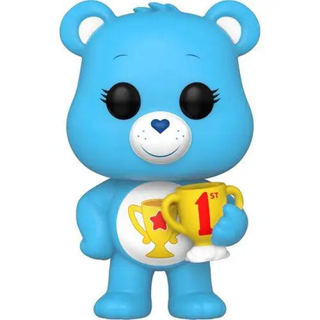 Champ Bear 40th Anniversary Vinyl Figure - Blue teddy bear with cup