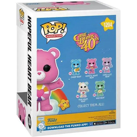 Hopeful Heart Bear 40th Anniversary Vinyl Figure and Other Care Bear Toys