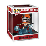 Chainsaw Man Deluxe Funko Pop figure #1768 with blue energy effects