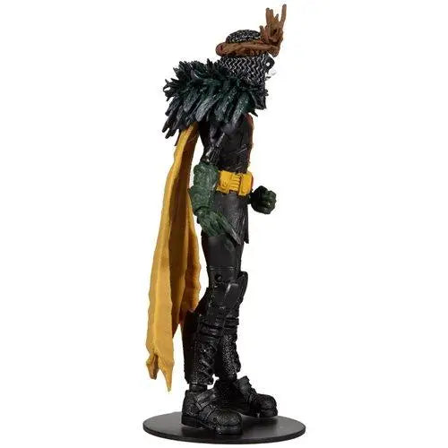 DC Robin King Action Figure from Dark Nights Death Metal featuring The Dark Knight statue