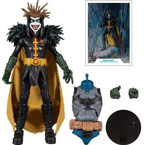 DC Robin King Action Figure from Dark Nights Death Metal featuring Batman The Dark Knight.