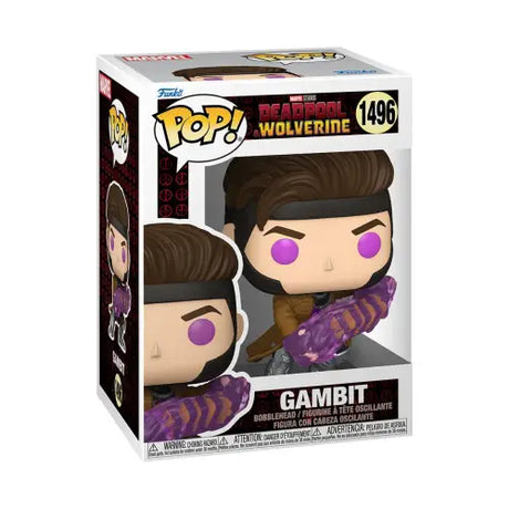 Gambit Funko Pop figure from Deadpool & Wolverine Gambit Funko collection #1496