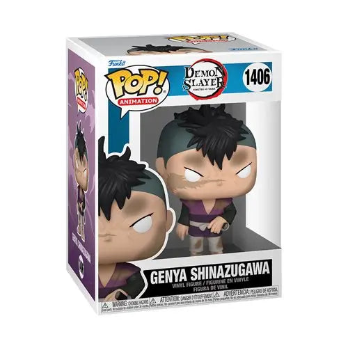 Genya Shinazugawa Funko Pop vinyl figure from Demon Slayer Collectible