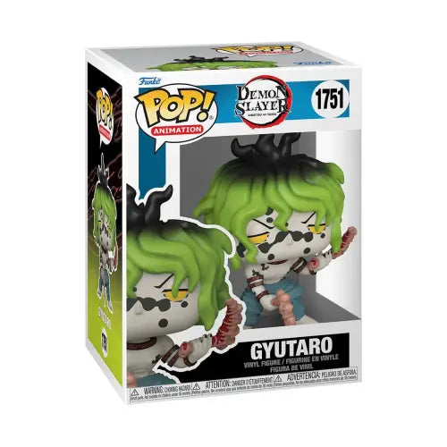 Demon Slayer Funko Pop of Gyutaro with Blood Sickles in packaging, figure #1751