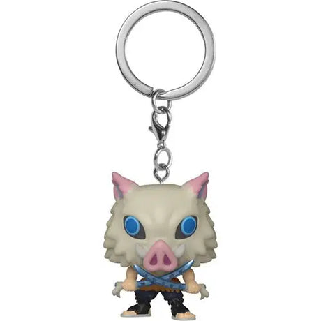 Funko Pop keychain dragon quest featured in Inosuke Hashibira Pocket Key Chain