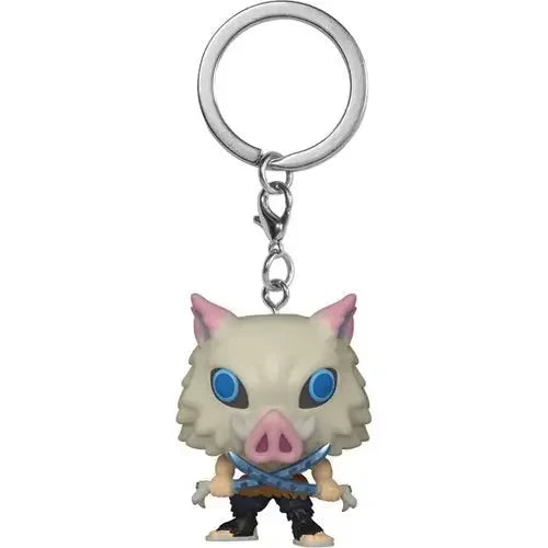 Funko Pop keychain dragon quest featured in Inosuke Hashibira Pocket Key Chain