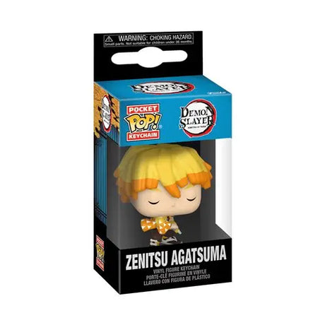 Zenitsu Agatsuma Demon Slayer Funko Pop vinyl figure key chain