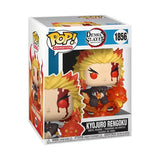 Demon Slayer Kyojuro Rengoku 9th Form Funko Pop Vinyl Figure #1856 with flaming effects