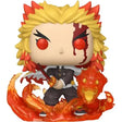 Funko Pop figure of Kyojuro Rengoku from Demon Slayer 9th Form with flames effects