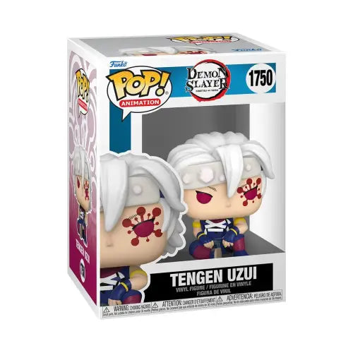 Funko Pop Tengen Uzui from Demon Slayer in packaging, collectible vinyl figure #1750