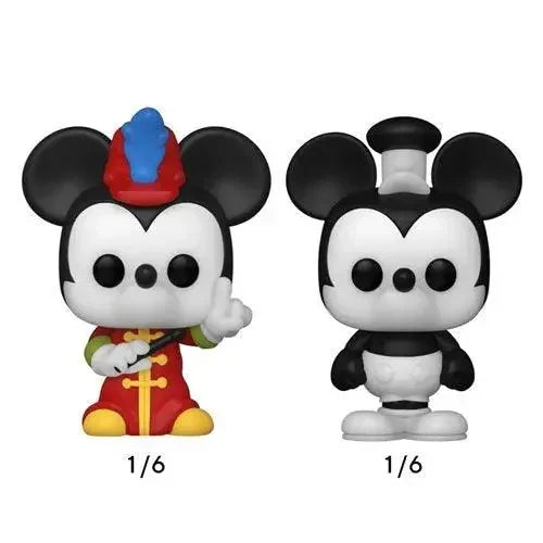 Disney Classics Surprise Chase Mini-Figure Set featuring Funko Mickey and Minnie Pop Vinyl Figures