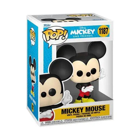 Disney Mickey Mouse Pop Vinyl Figure - Mickey and Minnie Mouse Collectible Vinyl Figure Displayed