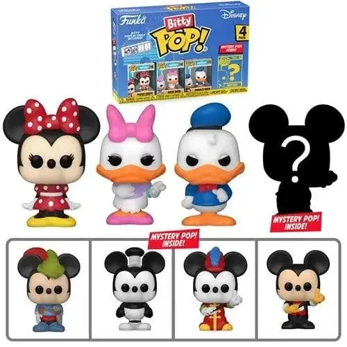 Disney Classics Minnie Mouse Surprise Pack featuring Funko Pop Vinyl Figures - Mickey, Donald, Goofy