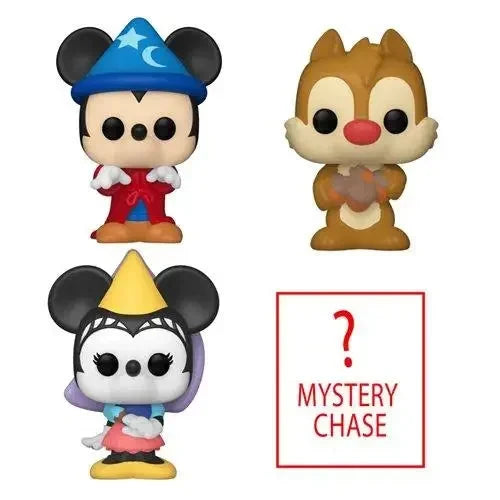 Sorcerer Mickey and Disney pop vinyl mini figures in set