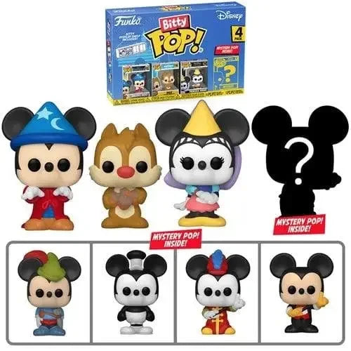 Disney Classics Sorcerer Mickey Mini-Figure Set featuring Funko Pop Vinyl figures