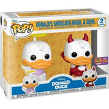 Disney Donald Duck Angel & Devil Pop Vinyl Figure Set